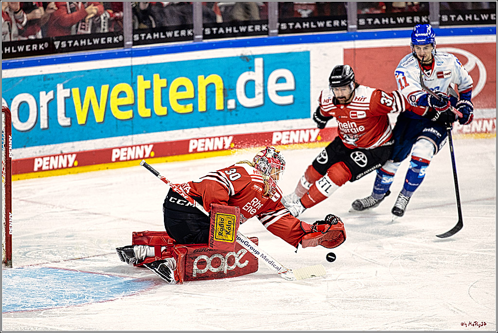 PENNY DEL Viertelfinale Spiel 6;  Koelner Haie - Adler Mannheim; Koeln, 26.03.2023